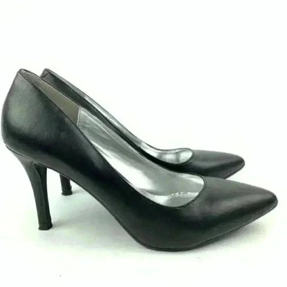 Rampage Heels Size 6 Veronica Black Stilettos - Picture 1 of 8